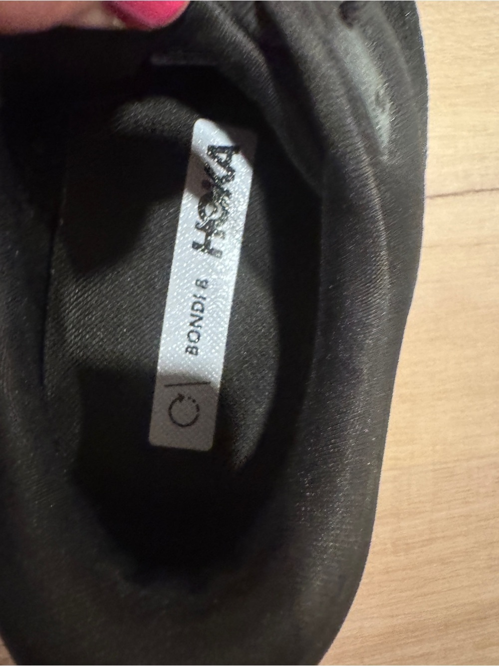 Hoka Bondi 8 Black Running Shoes - Lightweight Cushioning - Picture 5 of 6